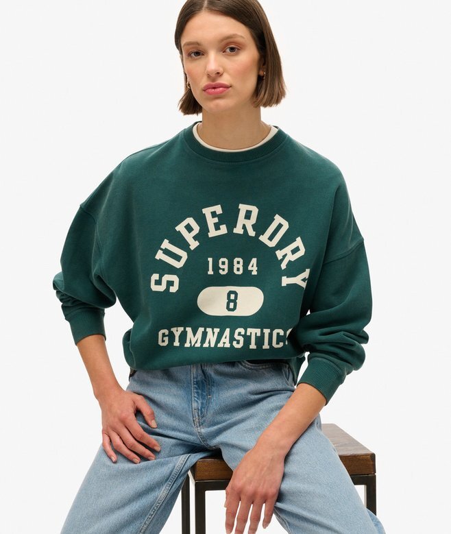 Athletic Essentials Oversized Printed Bluza Athletic Essentials Oversized Printed Bluza