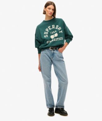 Athletic Essentials Oversized Printed Bluza