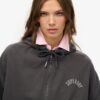Athletic Essentials Oversized Zip Bluza z kapturem