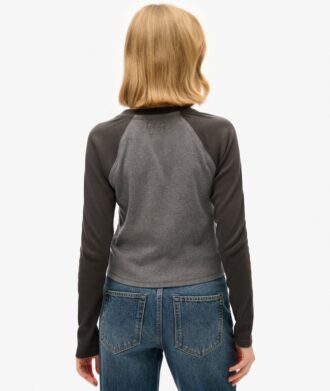 Athletic Essentials Rib Slim Long Sleeve Top