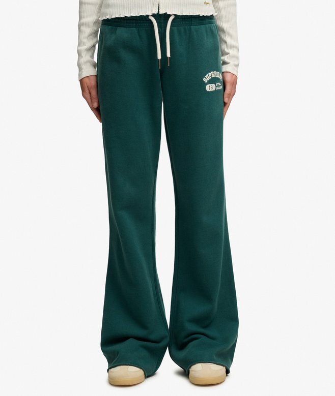 Athletic Essentials Spodnie dresowe z niskim stanem i rozszerzanymi nogawkami Athletic Essentials Spodnie dresowe z niskim stanem i rozszerzanymi nogawkami