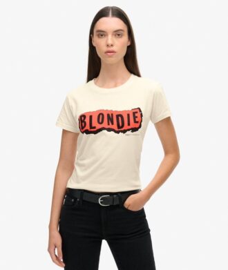 Blondie X Superdry – dopasowany T-shirt