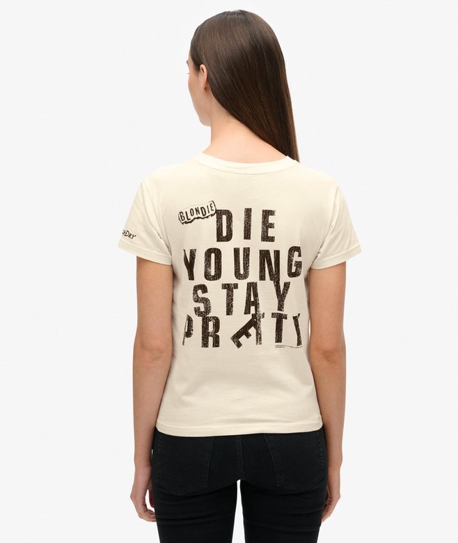 Blondie X Superdry – dopasowany T-shirt Blondie X Superdry – dopasowany T-shirt