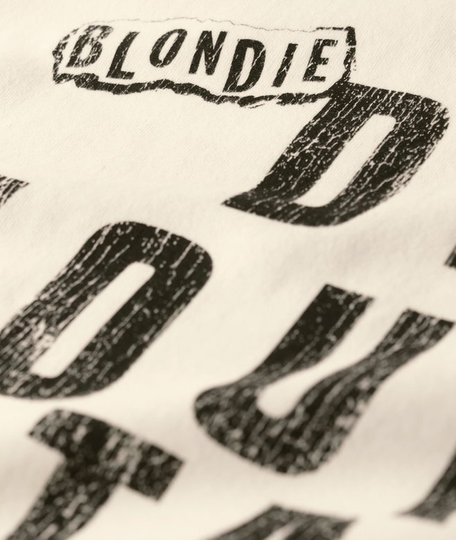 Blondie X Superdry – dopasowany T-shirt Blondie X Superdry – dopasowany T-shirt