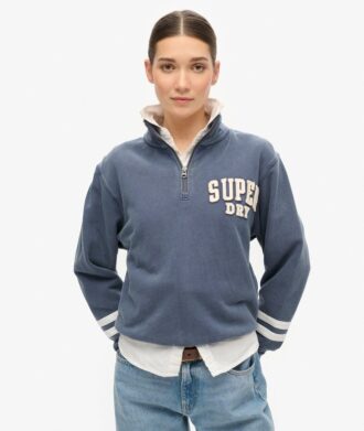 Bluza z aplikacją i półsuwakiem Athletic Essentials