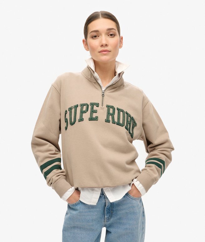 Bluza z aplikacją i półsuwakiem Athletic Essentials Bluza z aplikacją i półsuwakiem Athletic Essentials