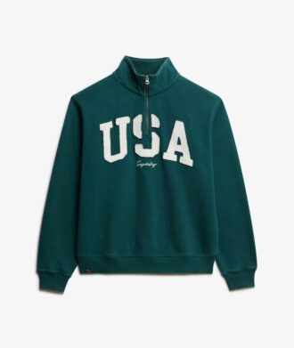 Bluza z aplikacją i półsuwakiem Athletic Essentials