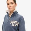 Bluza z aplikacją i półsuwakiem Athletic Essentials