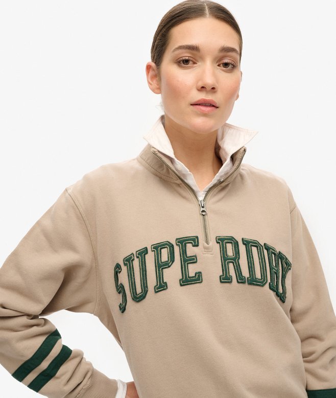 Bluza z aplikacją i półsuwakiem Athletic Essentials Bluza z aplikacją i półsuwakiem Athletic Essentials