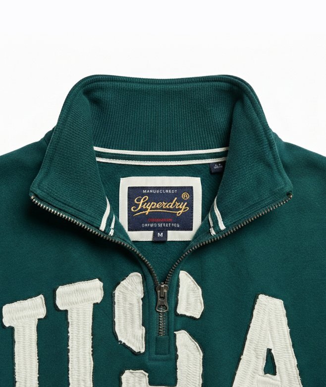 Bluza z aplikacją i półsuwakiem Athletic Essentials Bluza z aplikacją i półsuwakiem Athletic Essentials