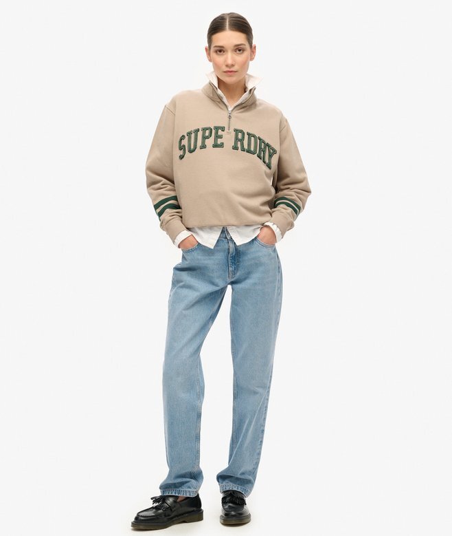 Bluza z aplikacją i półsuwakiem Athletic Essentials Bluza z aplikacją i półsuwakiem Athletic Essentials