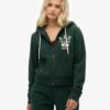 Bluza z kapturem Athletic Essentials Relaxed Crop Zip-Hoodie Bluza z kapturem Athletic Essentials Relaxed Crop Zip-Hoodie