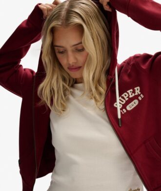 Bluza z kapturem Athletic Essentials Relaxed Crop Zip-Hoodie