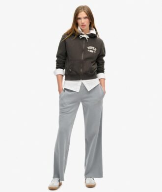 Bluza z kapturem Athletic Essentials Relaxed Crop Zip-Hoodie