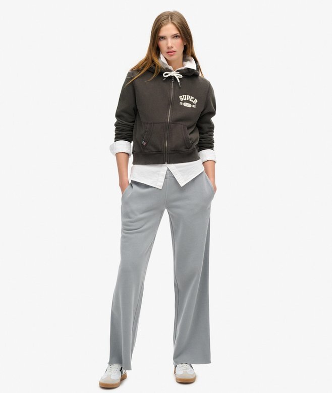 Bluza z kapturem Athletic Essentials Relaxed Crop Zip-Hoodie Bluza z kapturem Athletic Essentials Relaxed Crop Zip-Hoodie