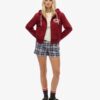 Bluza z kapturem Athletic Essentials Relaxed Crop Zip-Hoodie Bluza z kapturem Athletic Essentials Relaxed Crop Zip-Hoodie