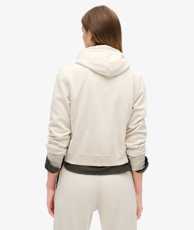 Bluza z kapturem Athletic Essentials Relaxed Crop Zip-Hoodie Bluza z kapturem Athletic Essentials Relaxed Crop Zip-Hoodie