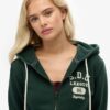 Bluza z kapturem Athletic Essentials Relaxed Crop Zip-Hoodie Bluza z kapturem Athletic Essentials Relaxed Crop Zip-Hoodie