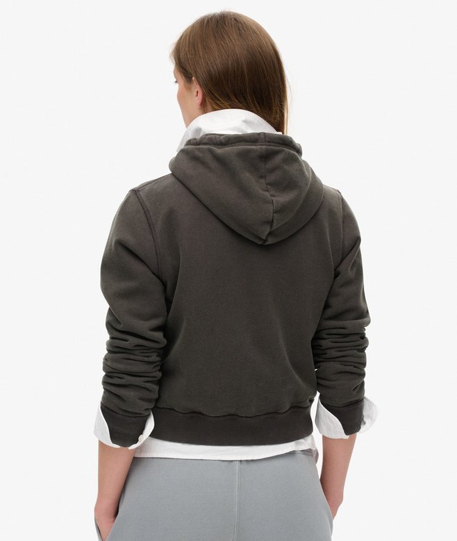 Bluza z kapturem Athletic Essentials Relaxed Crop Zip-Hoodie Bluza z kapturem Athletic Essentials Relaxed Crop Zip-Hoodie
