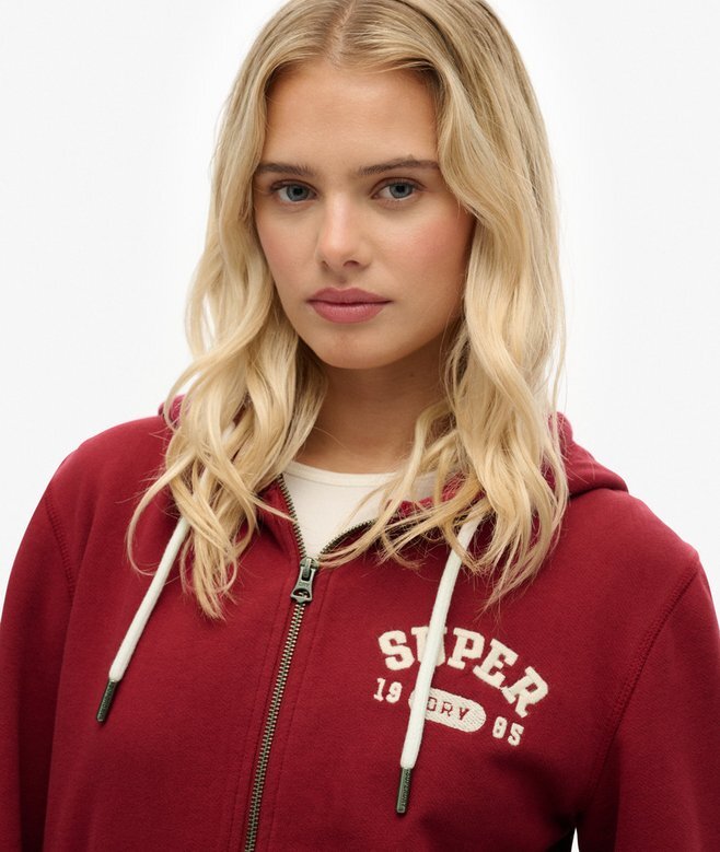 Bluza z kapturem Athletic Essentials Relaxed Crop Zip-Hoodie Bluza z kapturem Athletic Essentials Relaxed Crop Zip-Hoodie