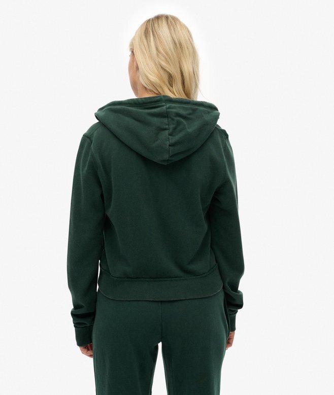Bluza z kapturem Athletic Essentials Relaxed Crop Zip-Hoodie Bluza z kapturem Athletic Essentials Relaxed Crop Zip-Hoodie