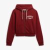 Bluza z kapturem Athletic Essentials Relaxed Crop Zip-Hoodie Bluza z kapturem Athletic Essentials Relaxed Crop Zip-Hoodie