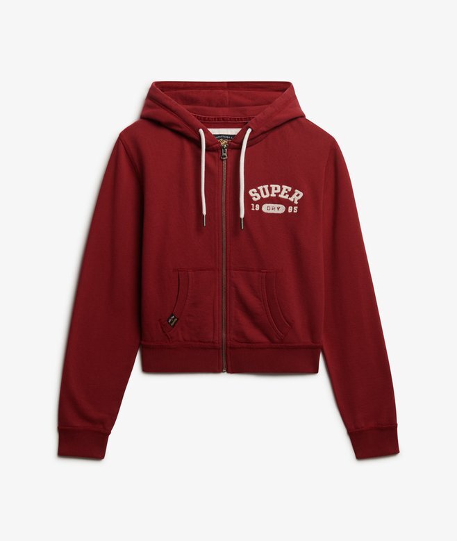 Bluza z kapturem Athletic Essentials Relaxed Crop Zip-Hoodie Bluza z kapturem Athletic Essentials Relaxed Crop Zip-Hoodie