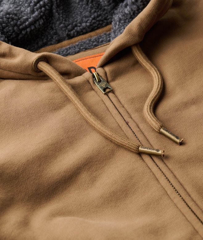 Bluza z kapturem i podszewką z tkaniny Borg Bluza z kapturem i podszewką z tkaniny Borg