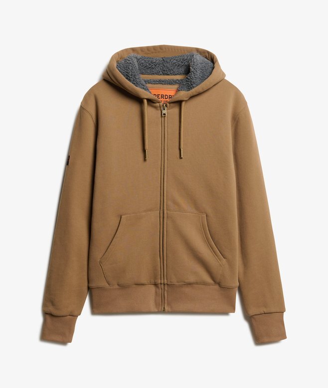 Bluza z kapturem i podszewką z tkaniny Borg Bluza z kapturem i podszewką z tkaniny Borg
