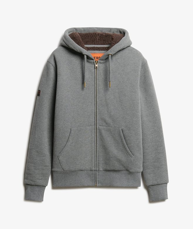 Bluza z kapturem i podszewką z tkaniny Borg Bluza z kapturem i podszewką z tkaniny Borg