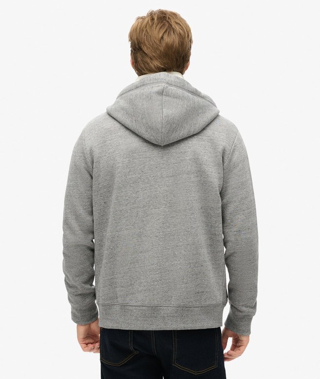 Bluza z kapturem i zamkiem błyskawicznym z logo Essential Bluza z kapturem i zamkiem błyskawicznym z logo Essential