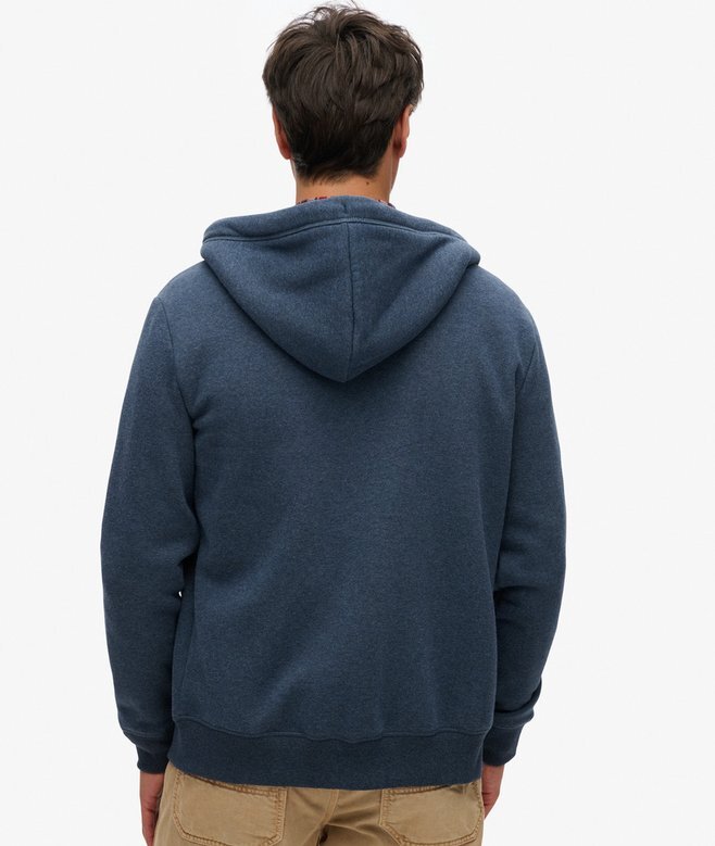 Bluza z kapturem i zamkiem błyskawicznym z logo Essential Bluza z kapturem i zamkiem błyskawicznym z logo Essential