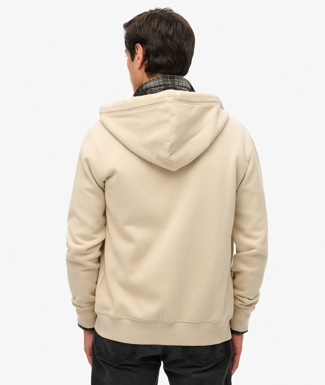 Bluza z kapturem i zamkiem błyskawicznym z logo Essential Bluza z kapturem i zamkiem błyskawicznym z logo Essential