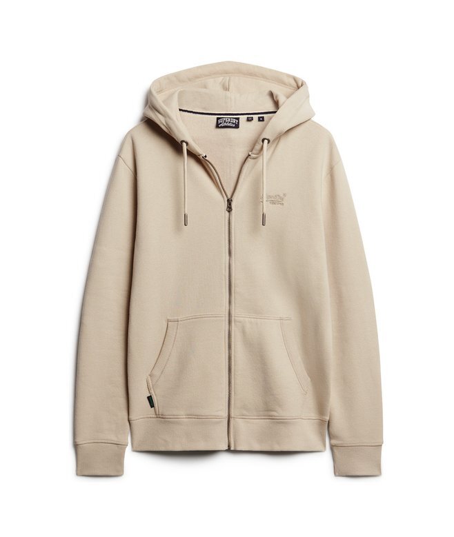 Bluza z kapturem i zamkiem błyskawicznym z logo Essential Bluza z kapturem i zamkiem błyskawicznym z logo Essential