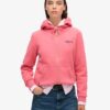 Bluza z kapturem i zamkiem z logo Essential