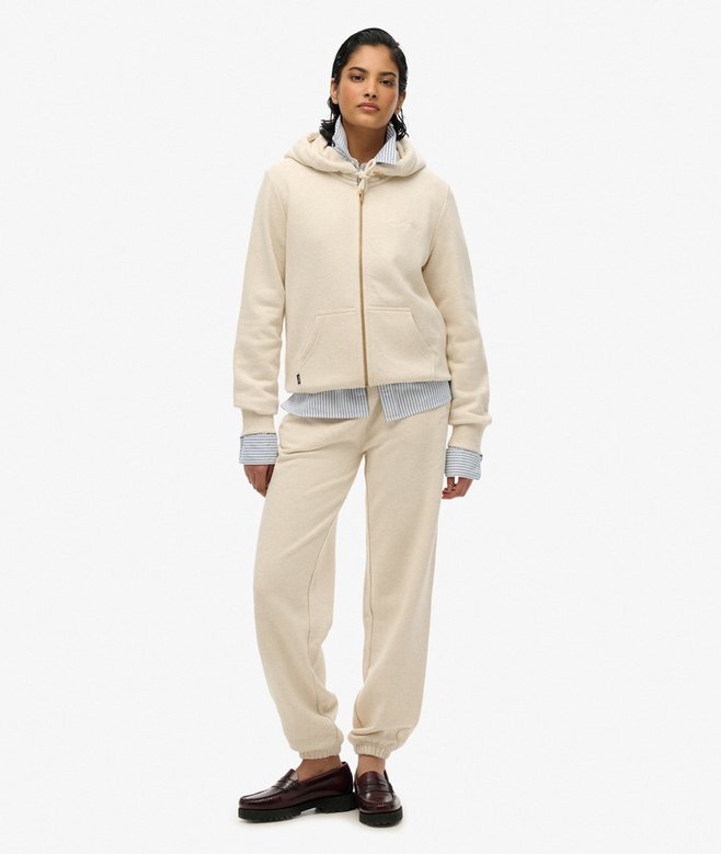 Bluza z kapturem i zamkiem z logo Essential Bluza z kapturem i zamkiem z logo Essential