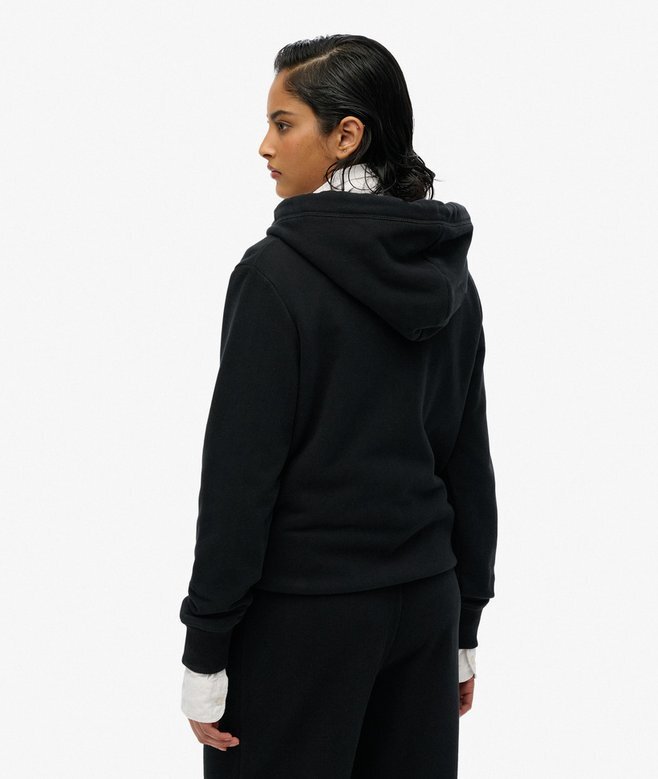 Bluza z kapturem i zamkiem z logo Essential Bluza z kapturem i zamkiem z logo Essential
