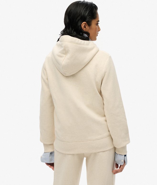 Bluza z kapturem i zamkiem z logo Essential Bluza z kapturem i zamkiem z logo Essential