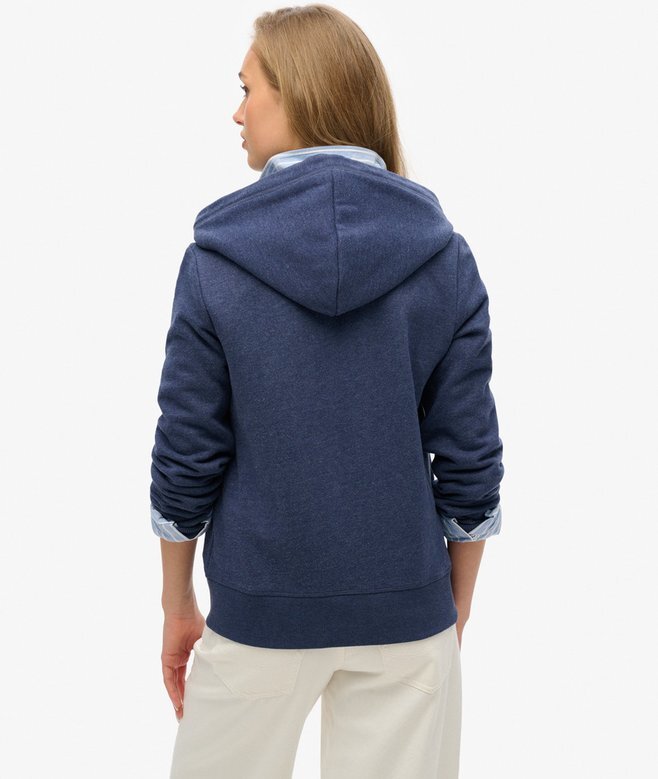 Bluza z kapturem i zamkiem z logo Essential Bluza z kapturem i zamkiem z logo Essential
