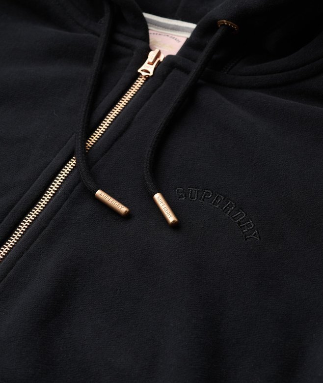 Bluza z kapturem i zamkiem z logo Essential Bluza z kapturem i zamkiem z logo Essential
