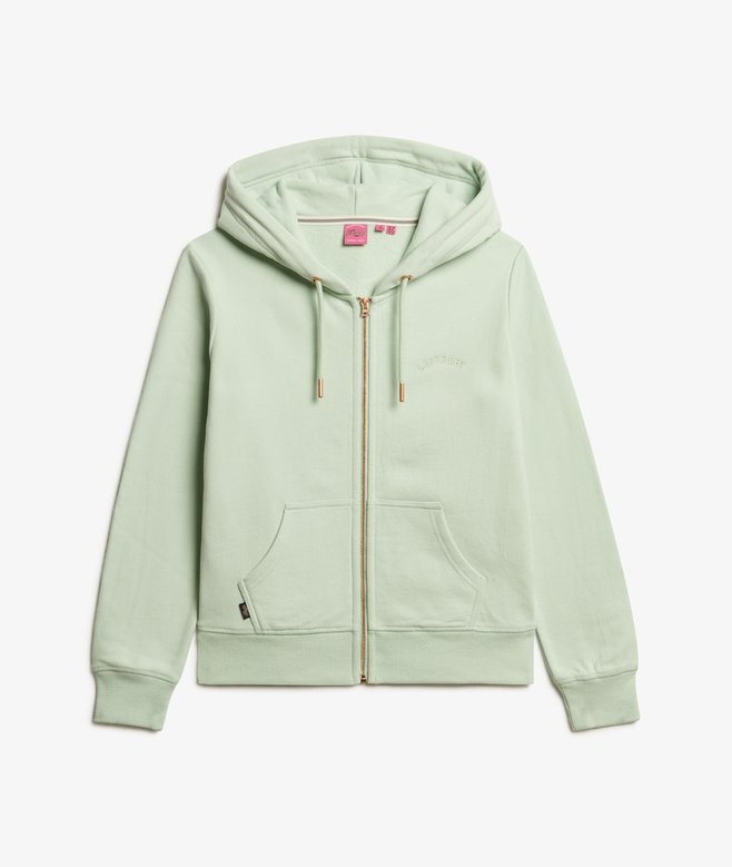 Bluza z kapturem i zamkiem z logo Essential Bluza z kapturem i zamkiem z logo Essential