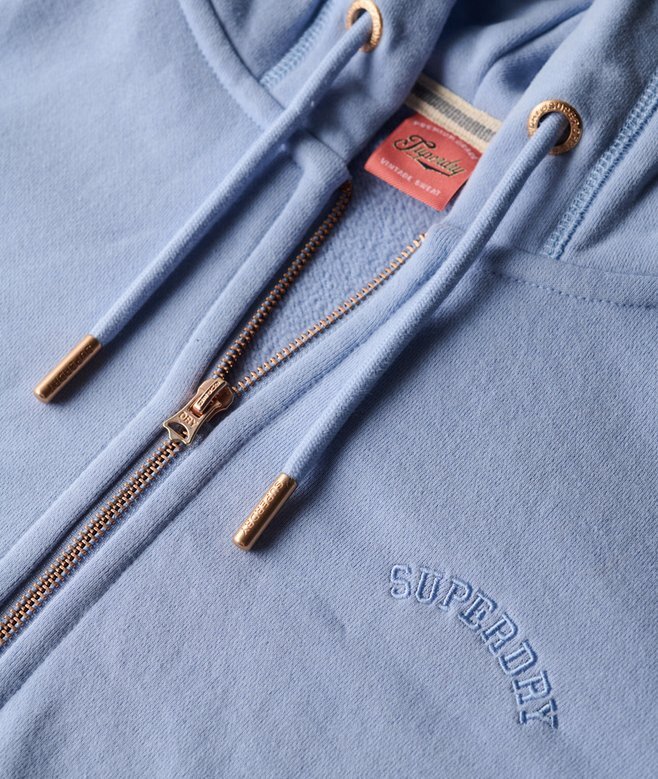 Bluza z kapturem i zamkiem z logo Essential Bluza z kapturem i zamkiem z logo Essential