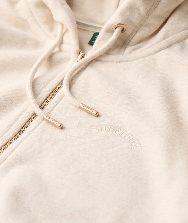Bluza z kapturem i zamkiem z logo Essential Bluza z kapturem i zamkiem z logo Essential