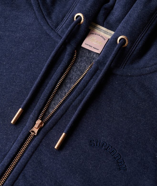 Bluza z kapturem i zamkiem z logo Essential Bluza z kapturem i zamkiem z logo Essential