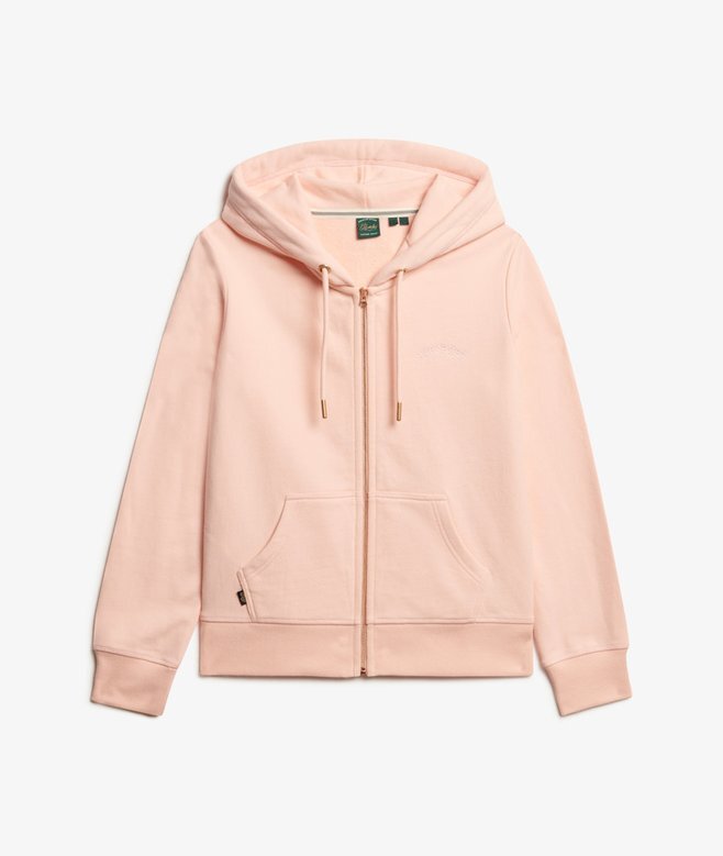 Bluza z kapturem i zamkiem z logo Essential Bluza z kapturem i zamkiem z logo Essential