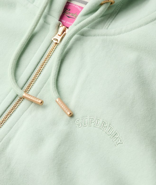 Bluza z kapturem i zamkiem z logo Essential Bluza z kapturem i zamkiem z logo Essential