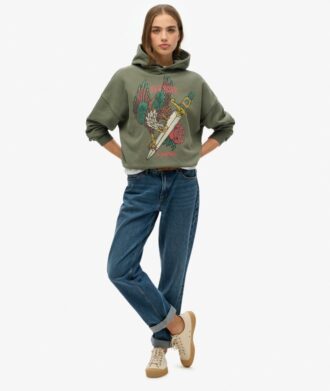 Bluza z kapturem Neo Trad Tattoo Relaxed