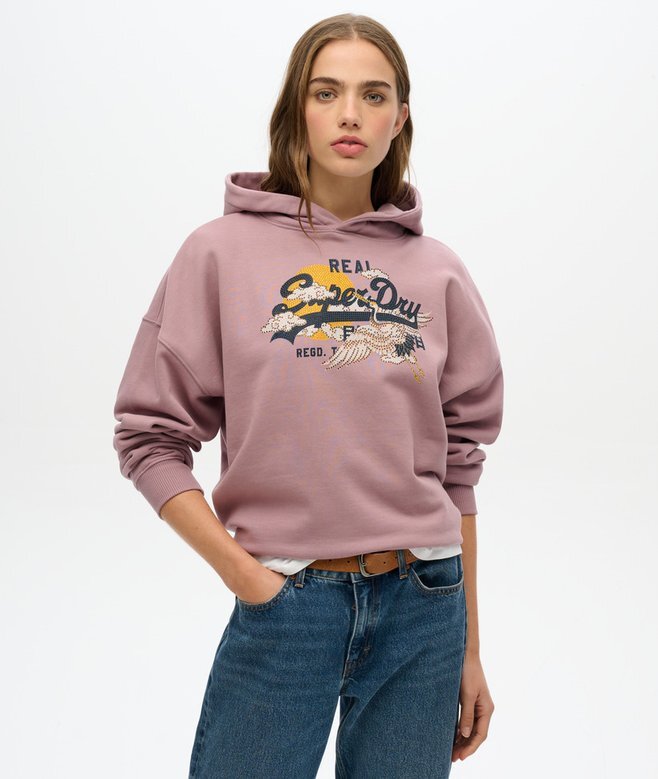 Bluza z kapturem Tokyo Vintage Logo o luźnym kroju Bluza z kapturem Tokyo Vintage Logo o luźnym kroju