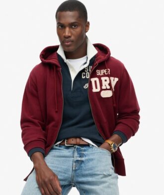 Bluza z kapturem Vintage Athletic Zip