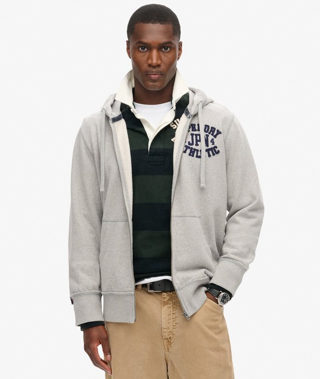 Bluza z kapturem Vintage Athletic Zip Bluza z kapturem Vintage Athletic Zip